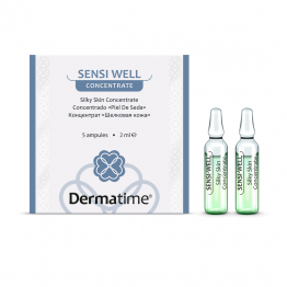 Концентрат в ампулах Шелковая кожа для чувствительной кожи Sensi-Well Silky Skin Concentrate, 5 амп. x 2 мл (Dermatime) Концентрат в ампулах Шелковая кожа для чувствительной кожи Sensi-Well Silky Skin Concentrate, 5 амп. x 2 мл (Dermatime)