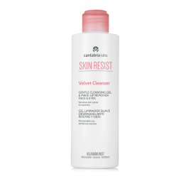 Мягкий очищающий гель и демакияж для лица и глаз Skin Resist Velvet Cleanser Remover Face & Eyes (Cantabria Labs), 200 мл