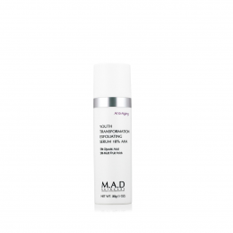 Омолаживающая и обновляющая сыворотка с 10% AHA кислотами Youth transformation exfoliating serum 10% AHA, 30 гр (M.A.D Skincare)