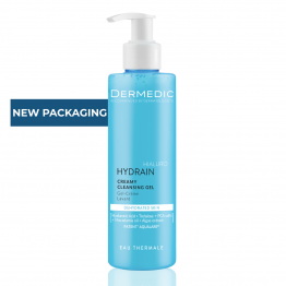 Гель-крем для умывания Creamy cleansing gel Hydrain, 200 мл (Dermedic)