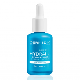 Увлажняющая сыворотка для лица, шеи и декольте Hydrating serum Hydrain, 30 мл (Dermedic)