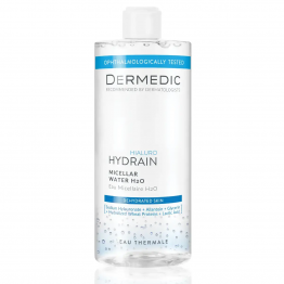 Мицеллярная вода Micellar water H2O Hydrain, 500 мл (Dermedic)