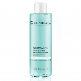Очищающий тоник для жирной кожи Cleansing and regulating toner Normacne, 200 мл (Dermedic)