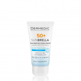 Солнцезащитный крем для сухой и нормальной кожи SPF 50+ Sunbrella, 50 г (Dermedic)