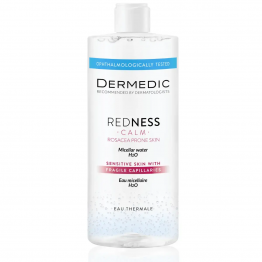 Мицеллярная вода для чувствительной кожи H2O Micellar water Redness сalm, 500 мл (Dermedic)